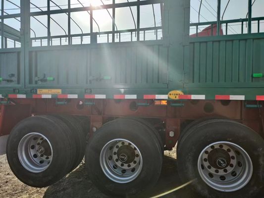 10 foot 3 Axle Fence Cargo Trailers Bulk Stake Cargo Trailers For Sale