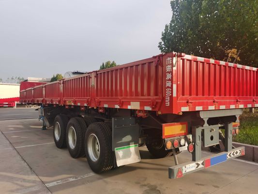 3 Axle 60 Ton Side Dumping Trailer Bulk Cargo Semi Trailer