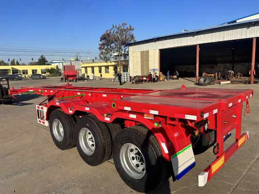 20 kaki Kontainer Skeleton Trailer Untuk Dijual