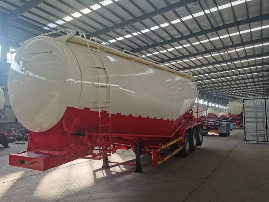 3 Axle Bulker Cement Tanker Trailer 10000 Gallon 42 Meter Kubik Fly Ash Trailer