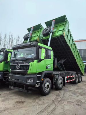 SHACMAN Truk Berat Delong X5000 550 tenaga kuda 8X4 8.8m Truk Dump