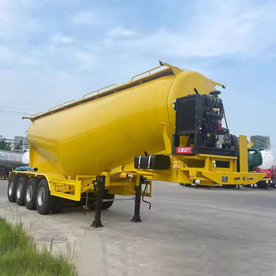 2/3/4 poros 40 M3 45 CBM Bulk Cement Truck Powder Transport Semi Trailer